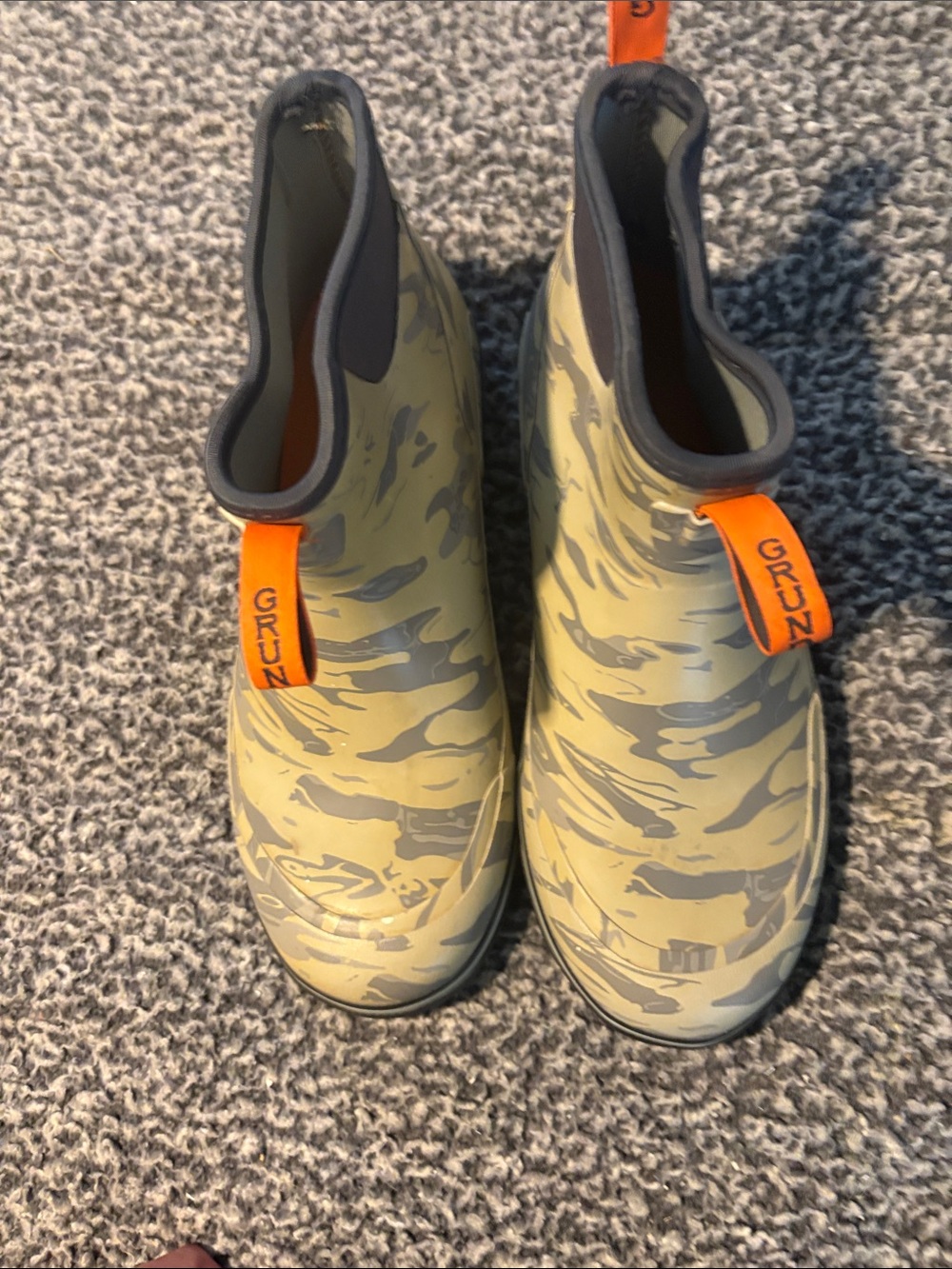 Grundens Men’s Size 10 Deck Boss Ankle Boots in Excellent Condition!